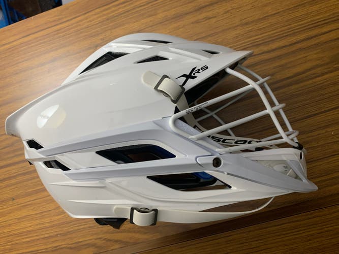 All White New Cascade XRS Helmet