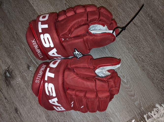 Maroon Easton SE6 Gloves 14" Pro Stock