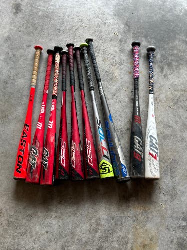 Used USA and USSSA Bats