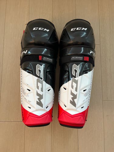 CCM Jetspeed FT4 Shin Pads Senior Size 14 Inch