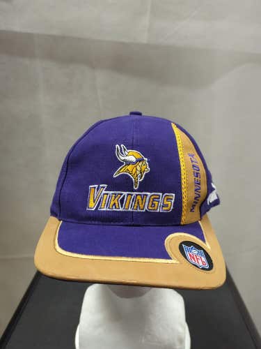 Vintage Minnesota Vikings Puma Strapback Hat NFL Pro Line