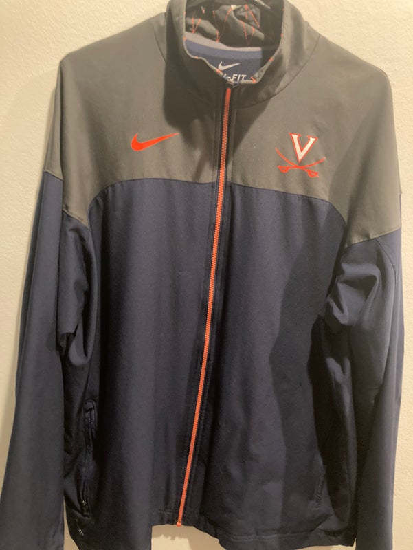 Virginia Cavaliers Lacrosse Blue Nike Team Issued Travel Suit Jacket