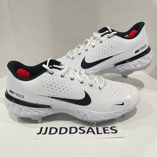 Nike Alpha Huarache Elite 3 Low Metal Baseball Cleats CV3552-104 Men’s Size 9.5