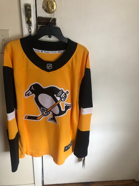 Mario LeMieux Signed, Inscribed 5X Cup Champs Pittsburgh Penguins Authentic Reebok 50th Anniversary Jersey - Size 56