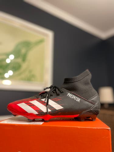 Red/Black Adidas’s Predator Clears For Kids