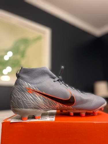 Kids Grey Nike Cleats