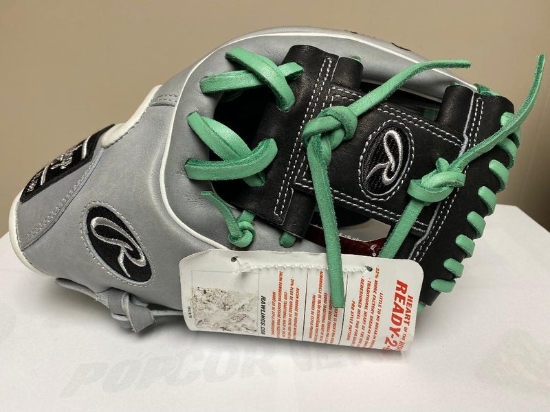 Brand New Rawlings Heart of the Hide Lindor 11.5 Baseball Glove R2G MLB RHT Mets Gray Green