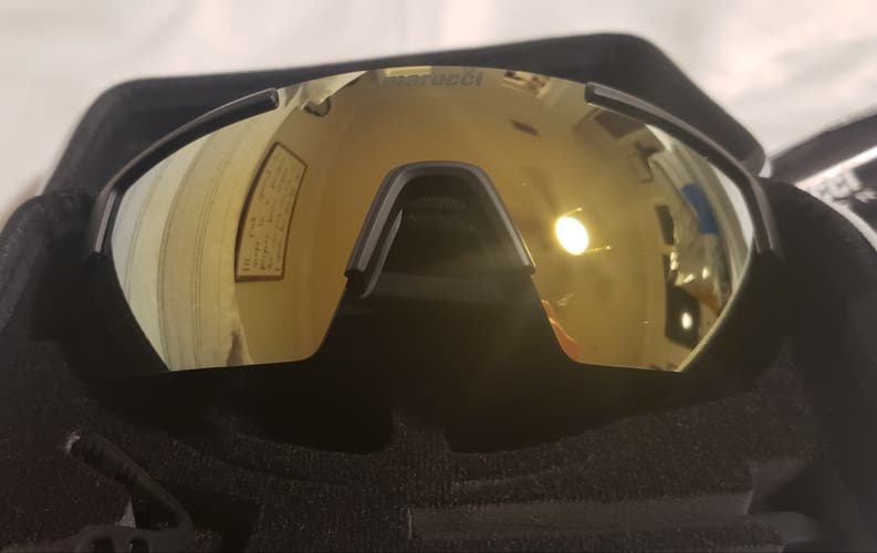 NWT Marucci Shield 2.0 Sunglasses Black with Gold lens