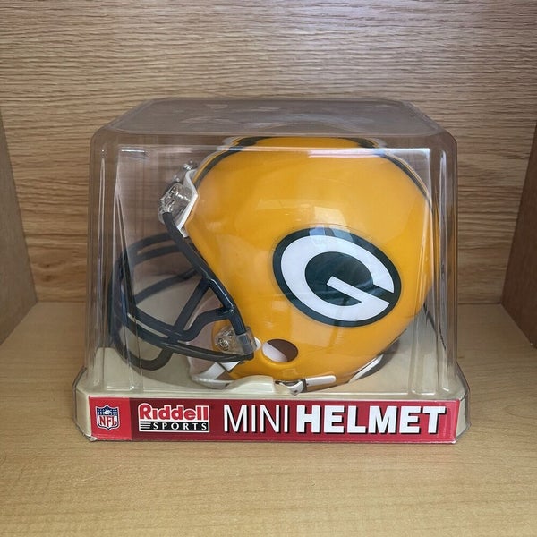 Green Bay Packers Riddell Mini Football Replica Helmet Autographed