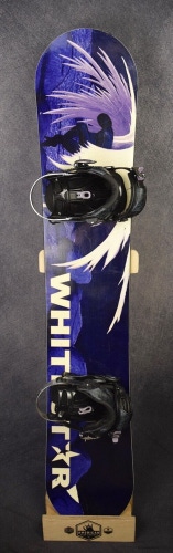 WHITESTAR SNOWBOARD SIZE 153CM WITH SIMS LARGE BINDINGS