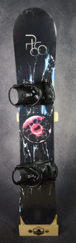 NEW PICCO "PROTON" SNOWBOARD SIZE 159 CM WITH NEW CHANRICH LARGE BINDINGS