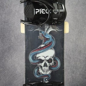 NEW PICCO "ARTHUR" SNOWBOARD SIZE 155 CM WITH NEW LARGE PICCO BINDINGS
