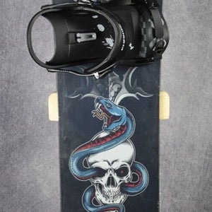 NEW PICCO "ARTHUR" SNOWBOARD SIZE 159 CM WITH NEW LARGE CHANRICH FREE BINDINGS