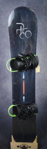 NEW PICCO ABSTRACT SNOWBOARD SIZE 145 CM WITH NEW MEDIUM CHANRICH BRAVE BINDINGS