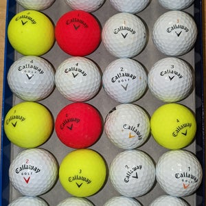 Used Callaway various Balls 24 Pack (2 Dozen) 4A
