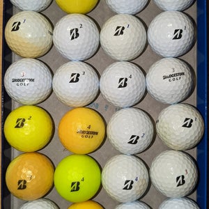 Used Bridgestone various Balls 24 Pack (2 Dozen) 4A