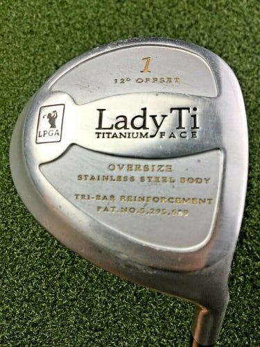 LPGA Lady Ti Titanium Face Oversize OS Driver 12* / RH / Ladies Graphite /gw6118