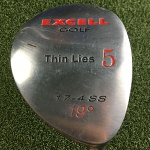 Excell Golf Thin Lies Stainless 5 Wood 19* / RH ~42" / Regular Graphite / gw3401