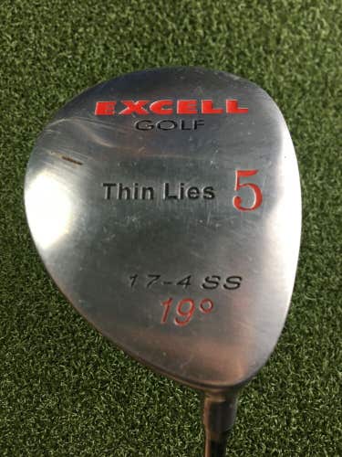 Excell Golf Thin Lies Stainless 5 Wood 19* / RH ~42" / Regular Graphite / gw3401