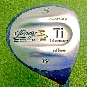 Lady Cobra Oversize Ti OFFSET 5 Wood 19* RH / Ladies Graphite / New Grip /mm4317