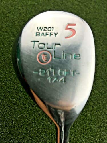 Tour Line W201 Baffy 5 Wood 21* / RH ~39.5" / Ladies Steel / Nice Grip / gw2407
