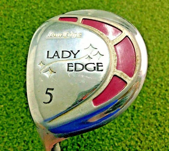 Tour Edge Lady Edge 5 Wood  /  LH  /  ~41" Ladies Graphite  / New Grip / mm5111
