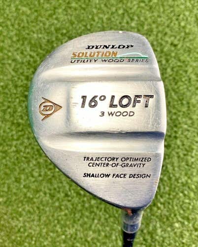 Dunlop Solution Utility Wood 3 Wood 16* / RH / ~42" / Regular Graphite / jl3324