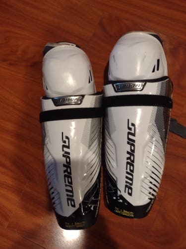 Used Bauer Supreme S170 Shin Pads Size 14