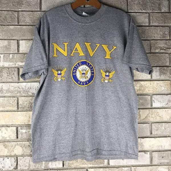 Vintage Men's T-Shirt - Navy - L