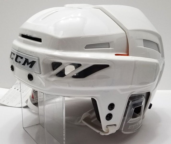 New Penguins NHL Pro Stock CCM FitLite 3DS White Ice Hockey Helmet Small
