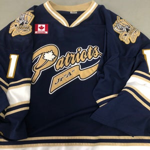 Goalie Cut OJHL Patriots game jersey
