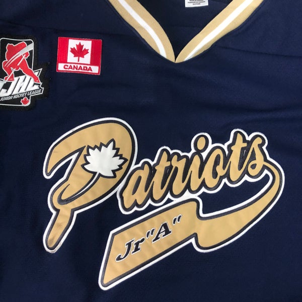 Goalie Cut OJHL Patriots game jersey