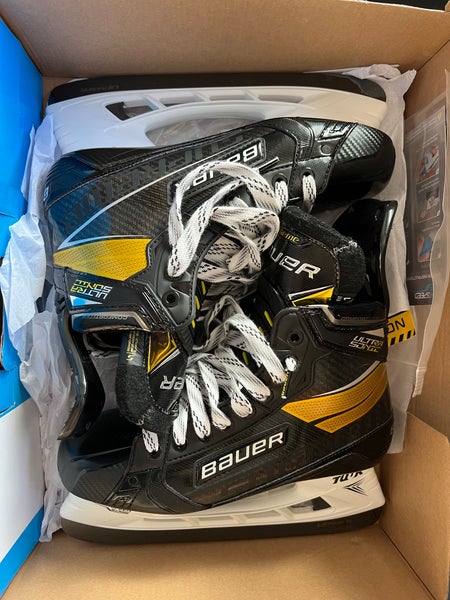 Senior New Bauer Supreme UltraSonic Hockey Skates Size 8.5 Fit 1