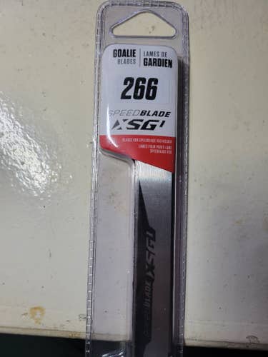 BNIB: CCM XSG Stainless Steel Runners - Goalie - Sz 266