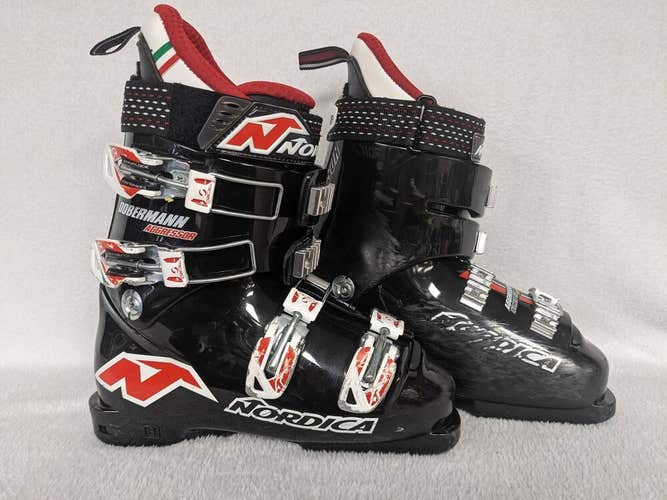 Nordica Dobermann Aggressor World Cup 100 Ski Boots Size Mondo 24 Color Black Co