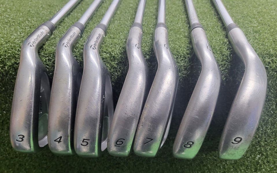 TaylorMade RAC OS Iron Set 3-9 / RH / Regular Steel / NEW GRIPS