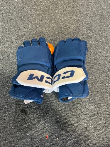 New Blue CCM HG12 Pro Stock Gloves Colorado Avalanche Byram 14”