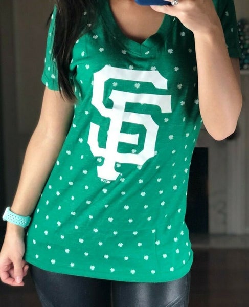 MLB San Francisco Giants Women's Short Sleeve Button Down Mesh