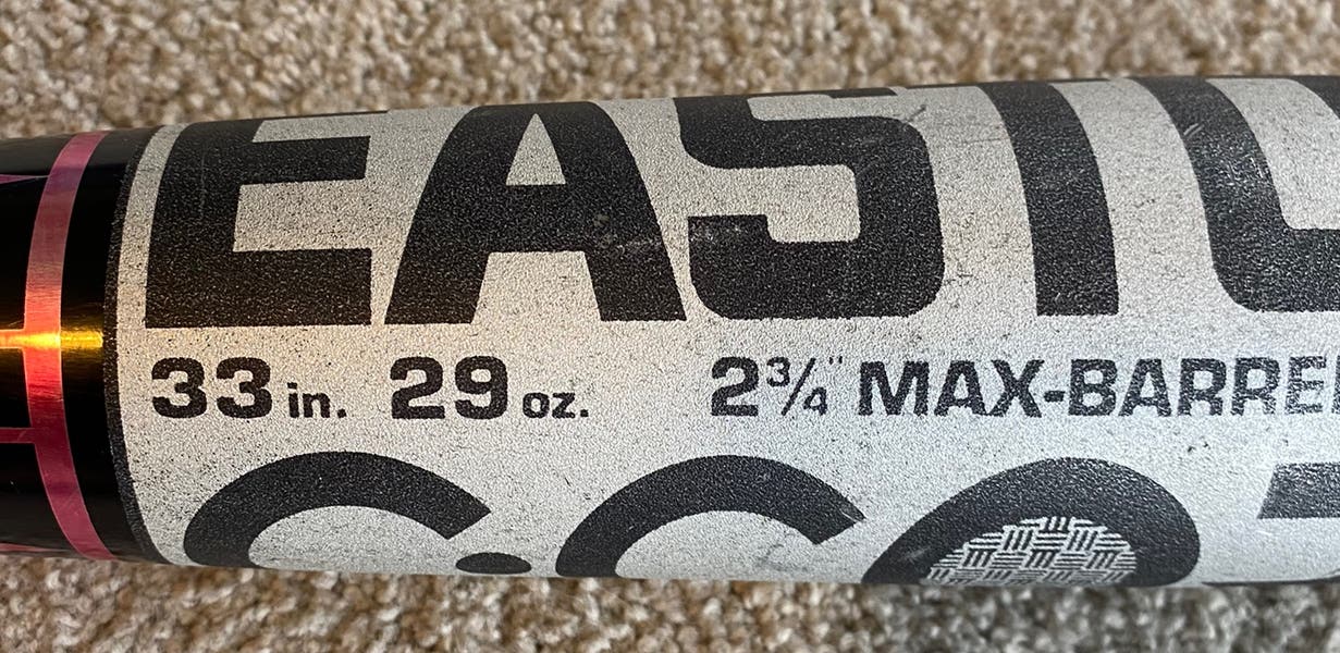 Batte de baseball EASTON 33/30 BX80-C ultra fine poignée C