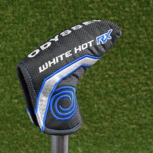 ODYSSEY WHITE HOT RX BLADE PUTTER HEADCOVER, GREY BLUE