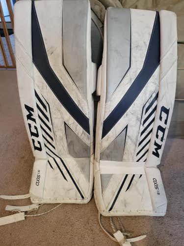 Used 30" CCM Axis 1.5 Goalie Leg Pads