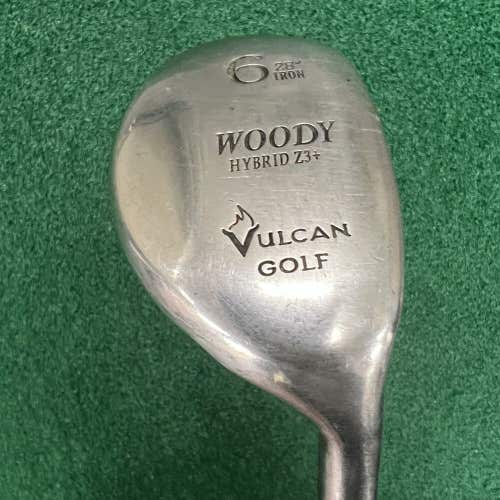 Vulcan Golf Woody Hybrid Z3+ 6  Iron 28 Degrees Lite Flex Graphite Shaft 38"