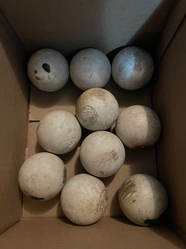 Ten (10) Used Lacrosse Balls