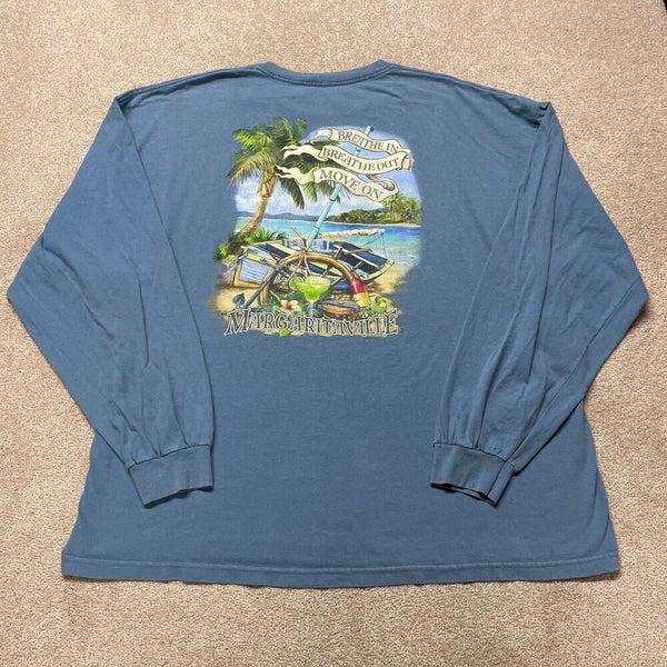 Shirts, Mens Blue Margaritaville Shirt