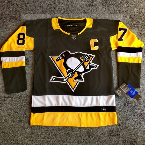 Pittsburgh Penguins Sidney Crosby Authentic Pro Adidas Jersey Sz 52 NWT