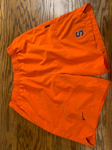Syracuse lacrosse team issue practice shorts