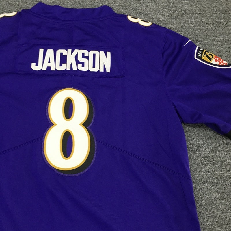 Nike, Shirts, Adult Nike Baltimore Ravens Lamar Jackson Jersey Size Medium  Euc