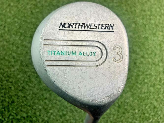 Nancy Lopez Northwestern Titanium Alloy 3 Wood / RH / Ladies Steel / mv4154