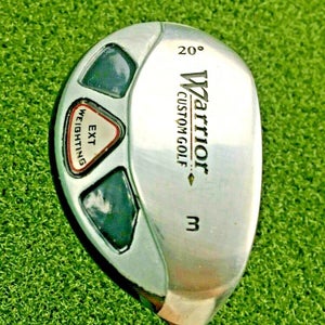 Warrior Custom Golf 3 Hybrid 20* / RH / Firm Graphite / Nice Grip / gw8444