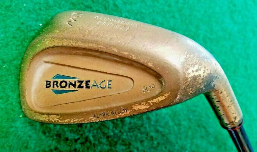 BRONZE AGE Aluminum Bronze Alloy Lob Wedge 60* / Regular Graphite  / RH / jk5200